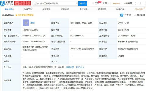 上海成立人工智能新公司 注册资本1亿人民币，聚焦公共数据助力AI发展